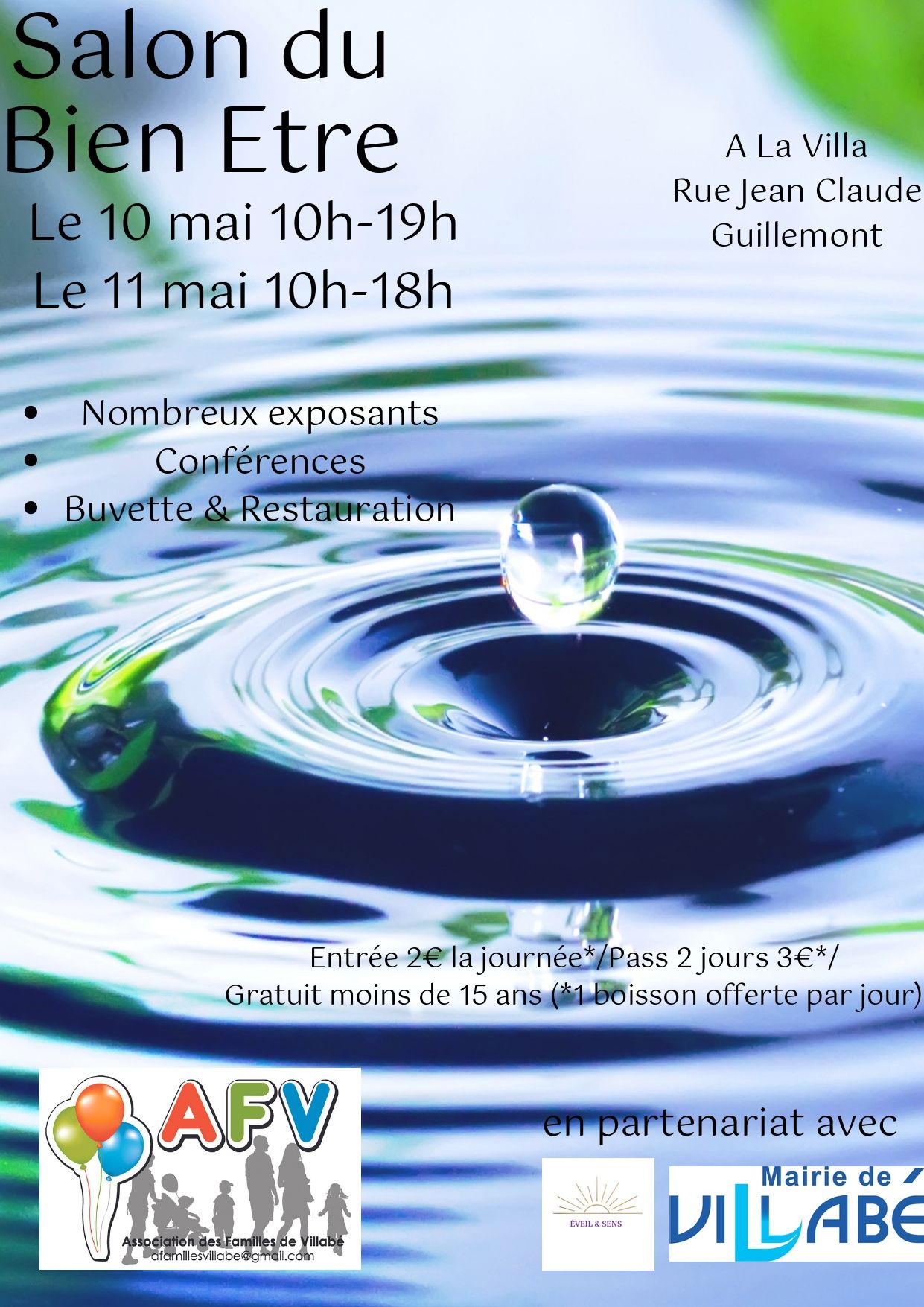 Affiche du salon du bien-être
